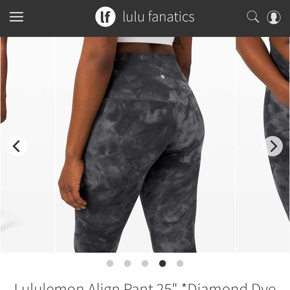LULULEMON DIAMOND DYE ALIGNS - Picture 2 of 10